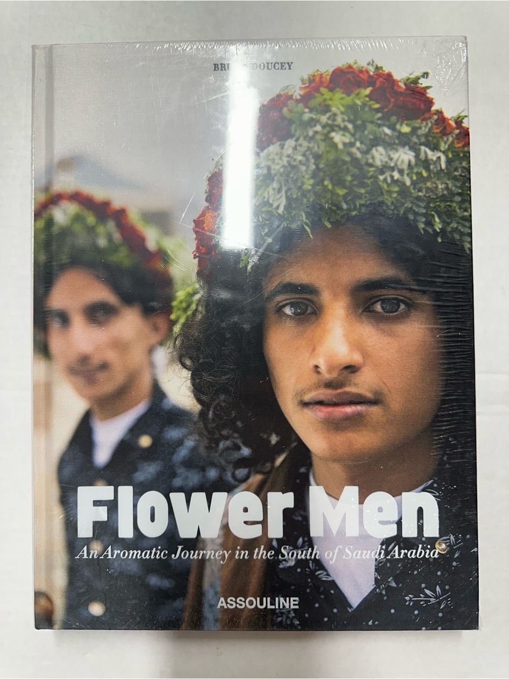 SEALED - Assouline Flower Men Hardcover Book, English Illustrated - Bruno Doucey
